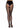 Leg Avenue Opaque Sheer to Waist Tights with Cotton Crotch - Black - One Size