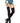Leg Avenue Opaque Thigh Highs with Attached Clip Garter - Black - One Size