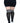Leg Avenue Over The Knee Athletic Socks - Black/White - Queen/XLarge/XXLarge