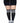 Leg Avenue Over The Knee Athletic Socks - Black/White - Queen/XLarge/XXLarge