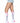 Leg Avenue Pussycat Knee Highs - Pink/White - One Size