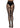 Leg Avenue Python Net Tights - Black - One Size