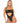 Leg Avenue Rhinestone Mesh Bandeau and Suspender Bodysuit - Black - One Size - 2 Piece