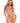 Leg Avenue Rhinestone Wrap Around Bikini Bodysuit - Neon Pink - One Size