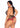 Leg Avenue School Girl Ruffle Trimmed Fishnet Deep-V Crotchless Teddy with Tie Accent and Cheeky Bare Back - Black - Queen/XLarge/XXLarge