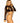 Leg Avenue Seamless Cut Out Long Sleeve Crop Top and G-String Panty - Black - One Size