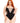 Leg Avenue Seamless Shredded Racer Back Thong Bodysuit - 1x-2x - Black