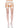 Leg Avenue Sheer Thi-Hi with Lace Garter Belt - White - One Size