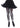 Leg Avenue Skeleton Print Bone Tights - Black/White - One Size