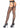 Leg Avenue Spandex Sheer Scalloped Suspender Tights - Black - One Size