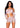 Leg Avenue Strappy Lace Tube Dress and Matching Gloves - White - One Size - 2 Pieces