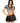 Leg Avenue Time Out Ref Crop Top, Pleated Skirt, and Whistle - Black/White - XSmall - 3 Piece