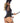 Leg Avenue Villainess Vixenspandex Strappy Bodysuit with O-Ring Attached Garter and Matching Hooded Mask - Black - Small - 2 Piece