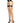 Leg Avenue Vinyl Garter Belt with Attached Fishnet Stockings and Matching G-String Panties - Black - Medium/Small - 2 Piece