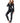 Leg Avenue Wet Look Cat Suit - Black - Small