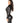Leg Avenue Wet Look Zipper Front Cat Suit - Black - XLarge