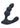 Levelz Beaded Vibrating Silicone Rechargeable Prostate Stimulator - Black