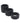 Levelz Liquid Silicone Ball Strap Set Of 3 - (S,m,l - Black - 34mm