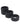 Levelz Liquid Silicone Ball Strap Set Of 3 - (S,m,l - Black - 34mm