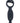 Levelz Vibrating Silicone Rechargeable Prostate Stimulator with Tri O Cock Ring - Black