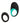 Link Up Pinnacle Vibrating Cock Ring - Black/Teal