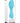 Little Dipper Rechargeable Silicone Vibrator - Aqua/Blue