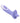Lix and Kisses Rechargeable Silicone Clitoral Stimulator - Purple