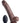 Loadz Vibrating Squirting Dildo with Remote - Chocolate - 8.5in