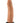 Lock On Argonite Dildo with Suction Cup Adapter - Caramel - 8in