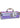 Lockable Vibrator Case - Purple - Medium/Small