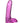 Lollicock Slim Stick Dildo with Balls - Grape Ice/Purple - 6in