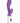 Lotus Sensual Massager #2 Silicone Rabbit Vibrator - Purple/White