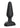 Love Distance Link App Controlled Silicone Rechargeable Anal Plug - Black