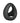 Flux Ring Silicone Cock Ring - Black/Black Onyx