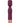 Loveline Glamour Silicone Rechargeable 10 Speed Mini Wand - Burgundy/Red