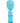 Loveline Velour 10 Function Rechargeable Silicone Mini-Wand - Blue