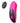 Lovense Ferri App Compatible Silicone Panty Vibrator - Black/Pink