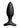 Lovense Hush 2 Rechargeable App Compatible Silicone Vibrating Anal Plug - Black - 1.5in