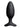 Lovense Hush 2 Rechargeable App Compatible Silicone Vibrating Anal Plug - Black - 1.75in