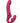 Lovense Lapis Rechargeable Silicone App Control Dual End Strapless Strap-On Vibrator - Magenta/Pink