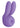 Luv Clit Licker Bunny Rechargeable Silicone Vibrator - Purple