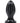 Lux Fetish Grooved Butt Plug - Black - 5in