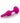 Luxe Beginner Plug Silicone Butt Plug - Pink - Small