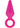 Luxe Candy Rimmer Silicone Butt Plug - Pink - Small