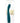 Luxe Lillie Silicone Rechargeable Vibrating Slim Wand Massager - Teal