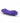 Luxe Marco Silicone Vibrating Dildo - Purple - 7.75in