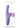 Luxe Nova Rechargeable Silicone Rabbit Vibrator - Purple
