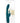 Luxe Skye Silicone Rechargeable Slim Rabbit Vibrator - Teal