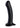 Magnum Silicone Dildo with Suction Cup Base - Black