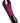 Manta Silicone Vibrating Sleeve - Garnet - Magenta/Purple